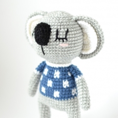 Magnum the Koala amigurumi pattern by Elisas Crochet