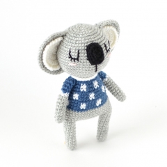 Magnum the Koala amigurumi pattern by Elisas Crochet