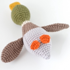Miles the Mallard amigurumi pattern by Elisas Crochet