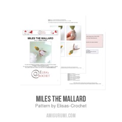 Miles the Mallard amigurumi pattern by Elisas Crochet