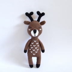 Oliver the Reindeer amigurumi by Elisas Crochet