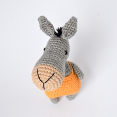 Pedro the Donkey amigurumi by Elisas Crochet