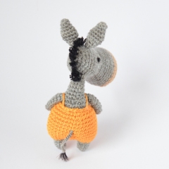 Pedro the Donkey amigurumi pattern by Elisas Crochet