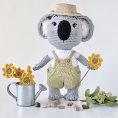 Pierre the Koala amigurumi by Elisas Crochet