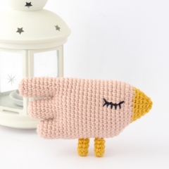 Pinky Bird amigurumi by Elisas Crochet