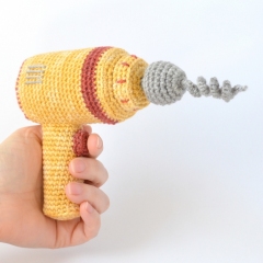Power Drill amigurumi pattern by Elisas Crochet