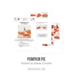 Pumpkin Pie amigurumi pattern by Elisas Crochet