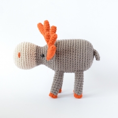 Randy the Moose amigurumi pattern by Elisas Crochet