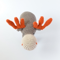 Randy the Moose amigurumi by Elisas Crochet