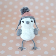 Snowbird amigurumi by Elisas Crochet