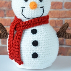 Snowman amigurumi by Elisas Crochet