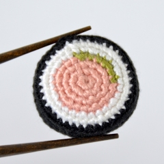 Sushi Rolls amigurumi by Elisas Crochet