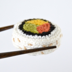 Sushi Rolls amigurumi pattern by Elisas Crochet