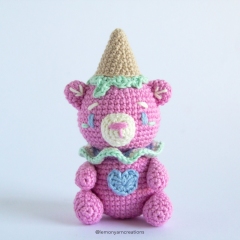 Candy Bear amigurumi pattern by Lemon Yarn Creations