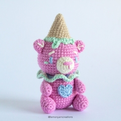 Candy Bear amigurumi by Lemon Yarn Creations