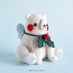 Frost the Polar Bear amigurumi pattern by Lemon Yarn Creations