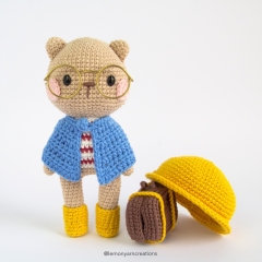 Theo the Teddy Bear amigurumi pattern by Lemon Yarn Creations