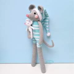 Mouse Mara amigurumi pattern by Mrs Milly