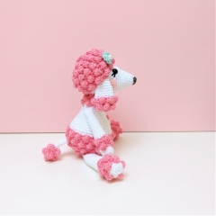 Pippa Poodle amigurumi pattern by Mrs Milly