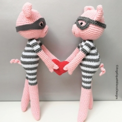 Thief of hearts amigurumi by Mrs Milly