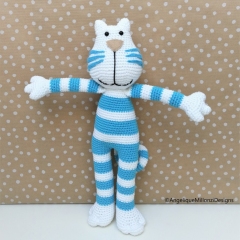 Tiger amigurumi pattern by Mrs Milly