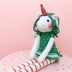 Unicorns Lily and Rosie amigurumi pattern by Mrs Milly