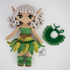 Audrey the Forest Elf amigurumi by YarnWave