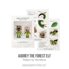 Audrey the Forest Elf amigurumi pattern by YarnWave