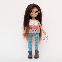 Doll Ava amigurumi by YarnWave