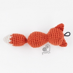 Fox Keychain amigurumi by YarnWave