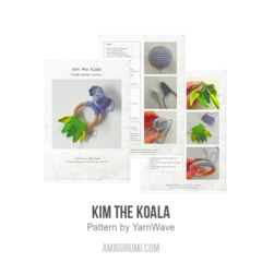 Kim the Koala amigurumi pattern by YarnWave