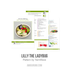 Lilly the Ladybug amigurumi pattern by YarnWave