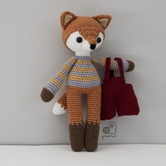 Milo the Fox amigurumi pattern by YarnWave