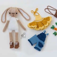 Ollie the Bunny amigurumi pattern by YarnWave