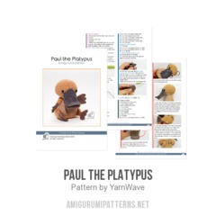 Paul the Platypus amigurumi pattern by YarnWave
