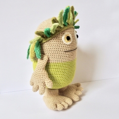 Monster Franky amigurumi pattern by Poppacrafts