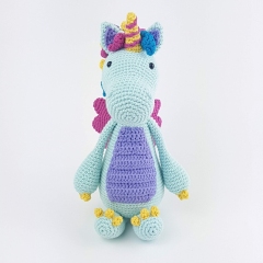 Dolores the Dragicorn amigurumi by KateDusCrochet