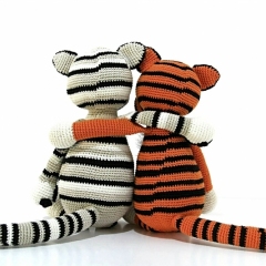 Tilly the Tiger amigurumi pattern by KateDusCrochet