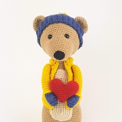 Wilbert the Weasel amigurumi pattern by KateDusCrochet