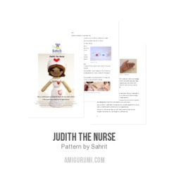 Judith the nurse amigurumi pattern by Sahrit