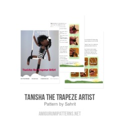 Tanisha the Trapeze Artist amigurumi pattern by Sahrit
