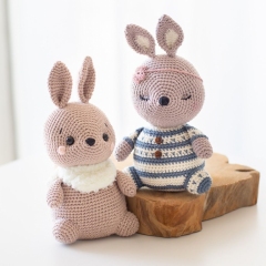 Henri, the rabbit  amigurumi pattern by leami