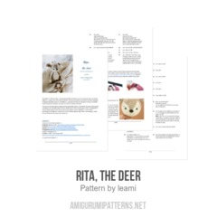 Rita, the deer amigurumi pattern by leami