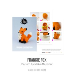 Frankie Fox amigurumi pattern by Make Me Roar