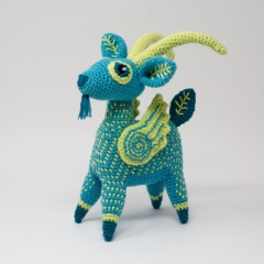Goat Alebrije amigurumi pattern by Make Me Roar
