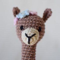 Llama Luzie amigurumi pattern by Ms. Eni