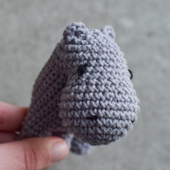 hippo and rhino amigurumi by Ms. Eni