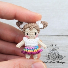 Emma and Her Little House amigurumi pattern by Pink Mouse Boutique