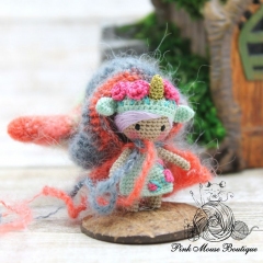 Layna, the Magical Unicorn amigurumi by Pink Mouse Boutique