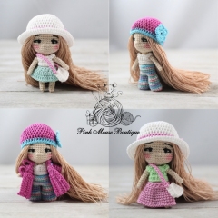 Little Miss Sophie amigurumi by Pink Mouse Boutique